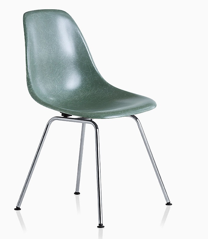 Herman Miller® Eames® Molded Fiberglass Side Chair (4 Leg Base)
