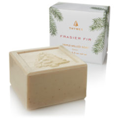 This picture shows the Frasier Fir Bar Soap with packaging.