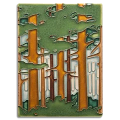 Motawi Tileworks - Pine Landscape (Autumn Woodland)