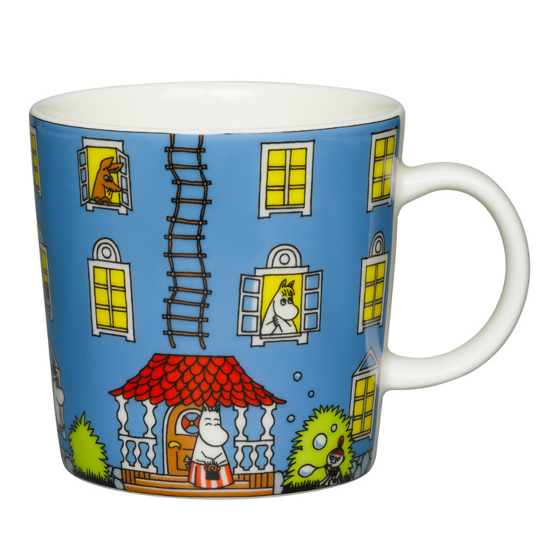 Arabia Moomin Mug 10 oz Moominhouse – Blue
