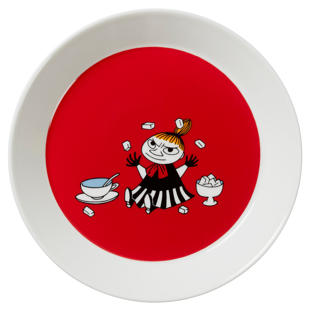 Arabia Moomin Plate 7.5″ Little My – Red