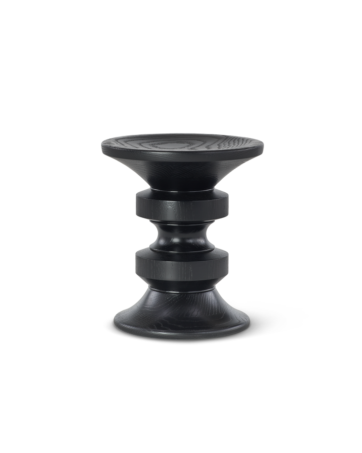 Herman Miller® Eames® Turned Stool in Ebony - The Century House
