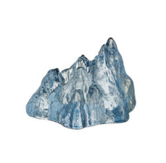 Kosta Boda Rock Votive Ice Blue