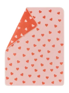 David Fussenegger Carla Baby Blanket - Hearts Allover