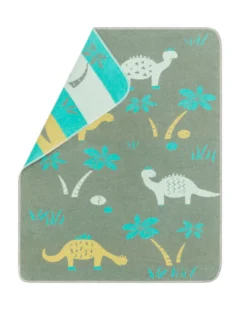 David Fussenegger Juwel Blanket - Green Dinos