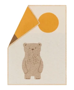 David Fussenegger Lili Baby Blanket - Sun Bear