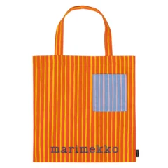 Marimekko Piccolo Tote Bag - Orange/Yellow