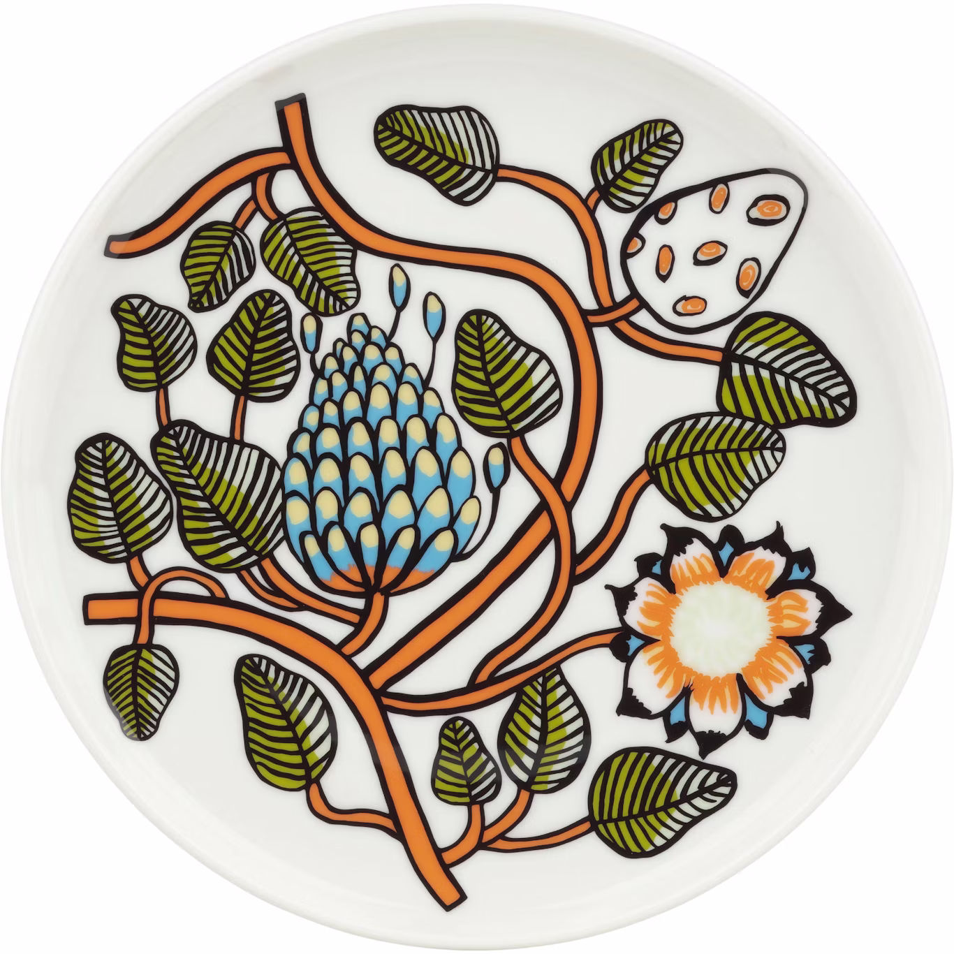 Marimekko Oiva Tiara Plate 20 cm