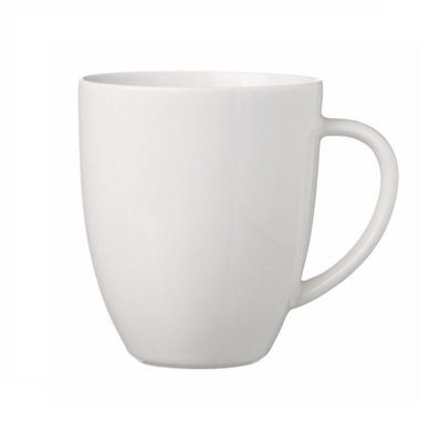 This picture shows the Arabia 24hr Mug made of white porcelain.