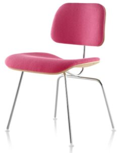 Herman Miller® Eames® Upholstered Molded Plywood Dining (Metal Legs)